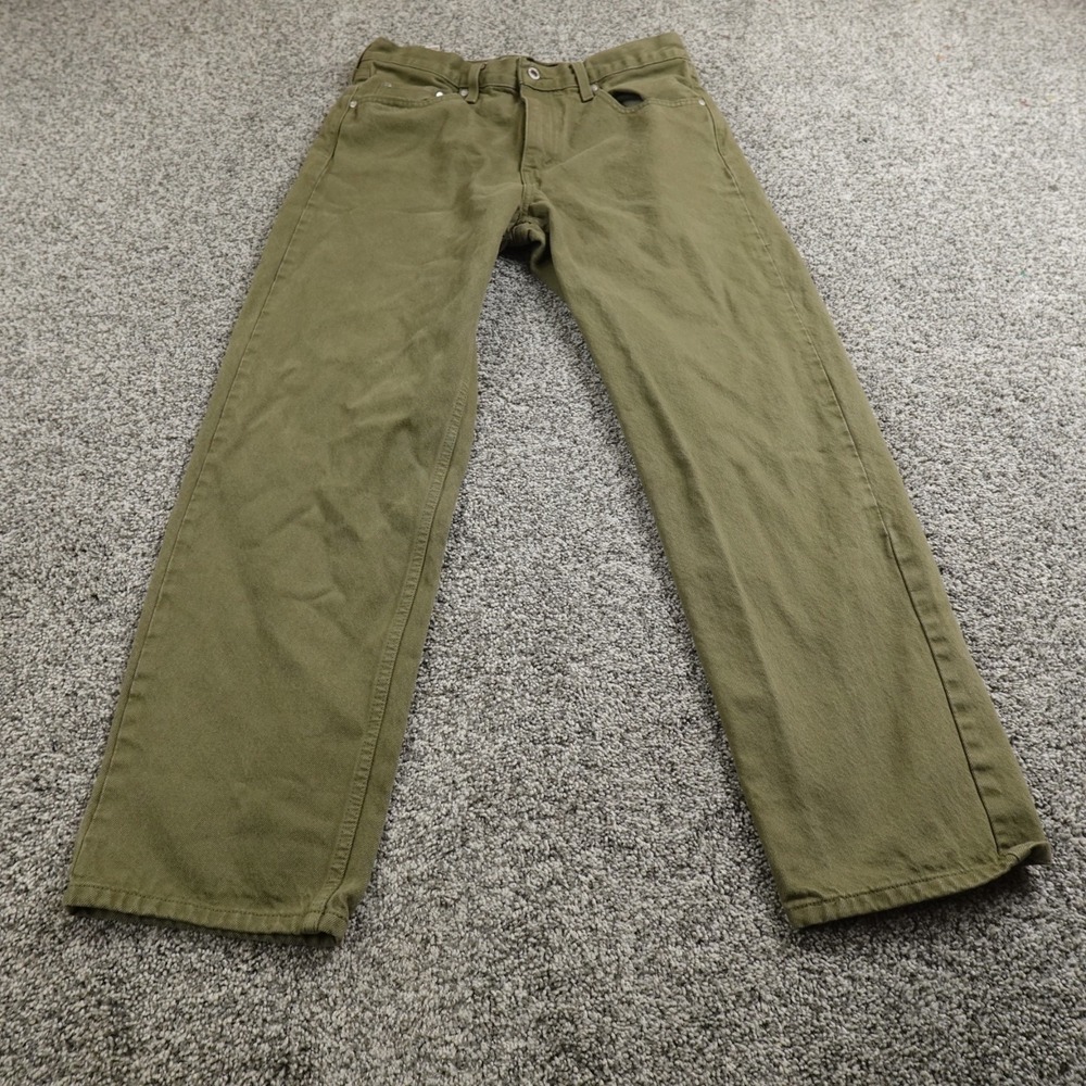 Levis Jeans Mens 30X30 Green Denim Pants Silvertab Loose Straight Grunge Skate